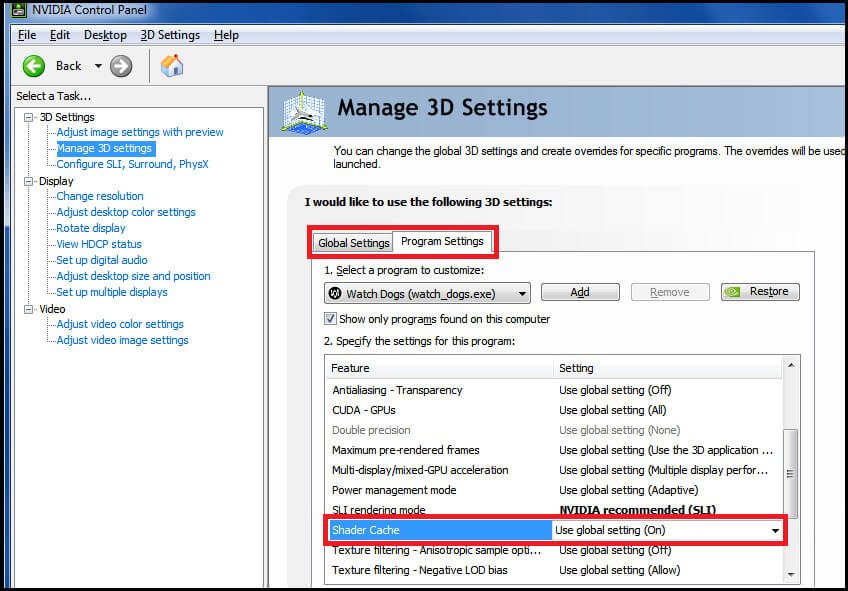 best nvidia control panel settings