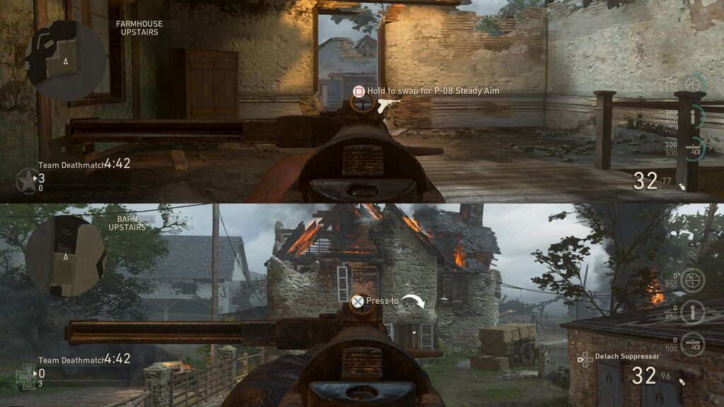 cold war zombies split screen