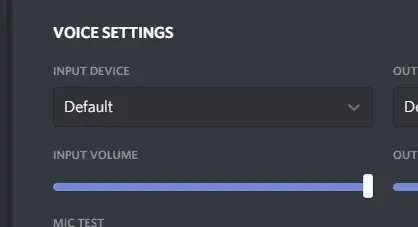 discord not detecting mic