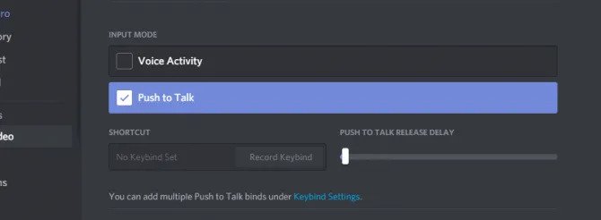 discord not picking up mic