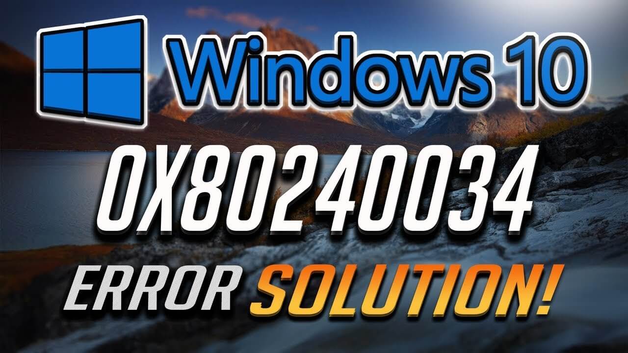 Windows 10 error 0x80244018