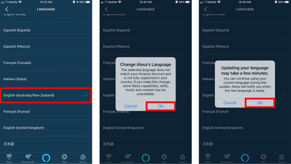 how to change alexa voice