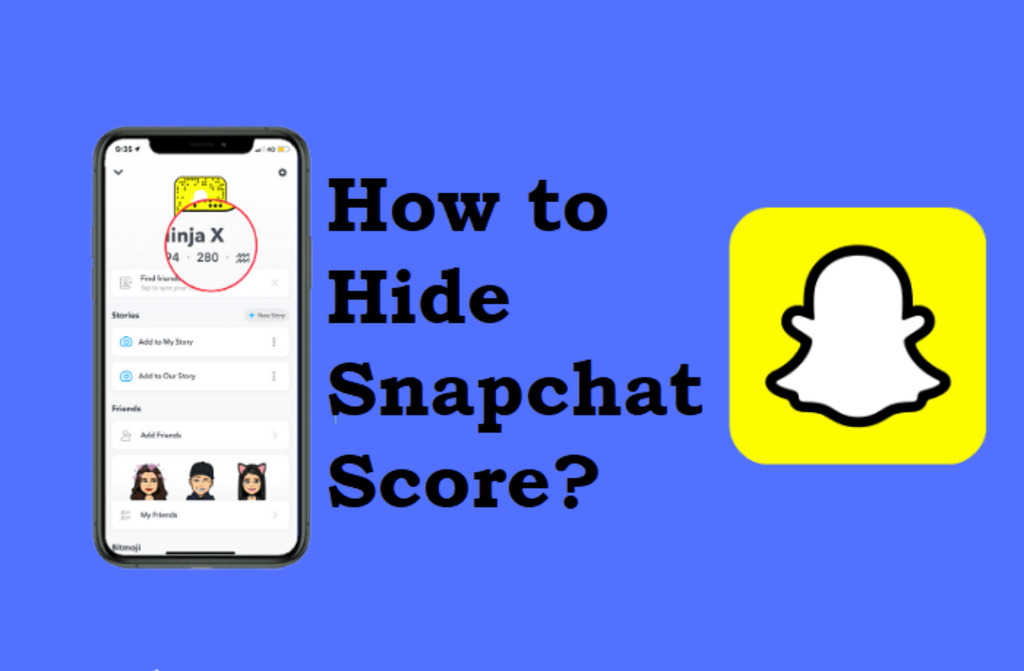 how to hide snapchat score