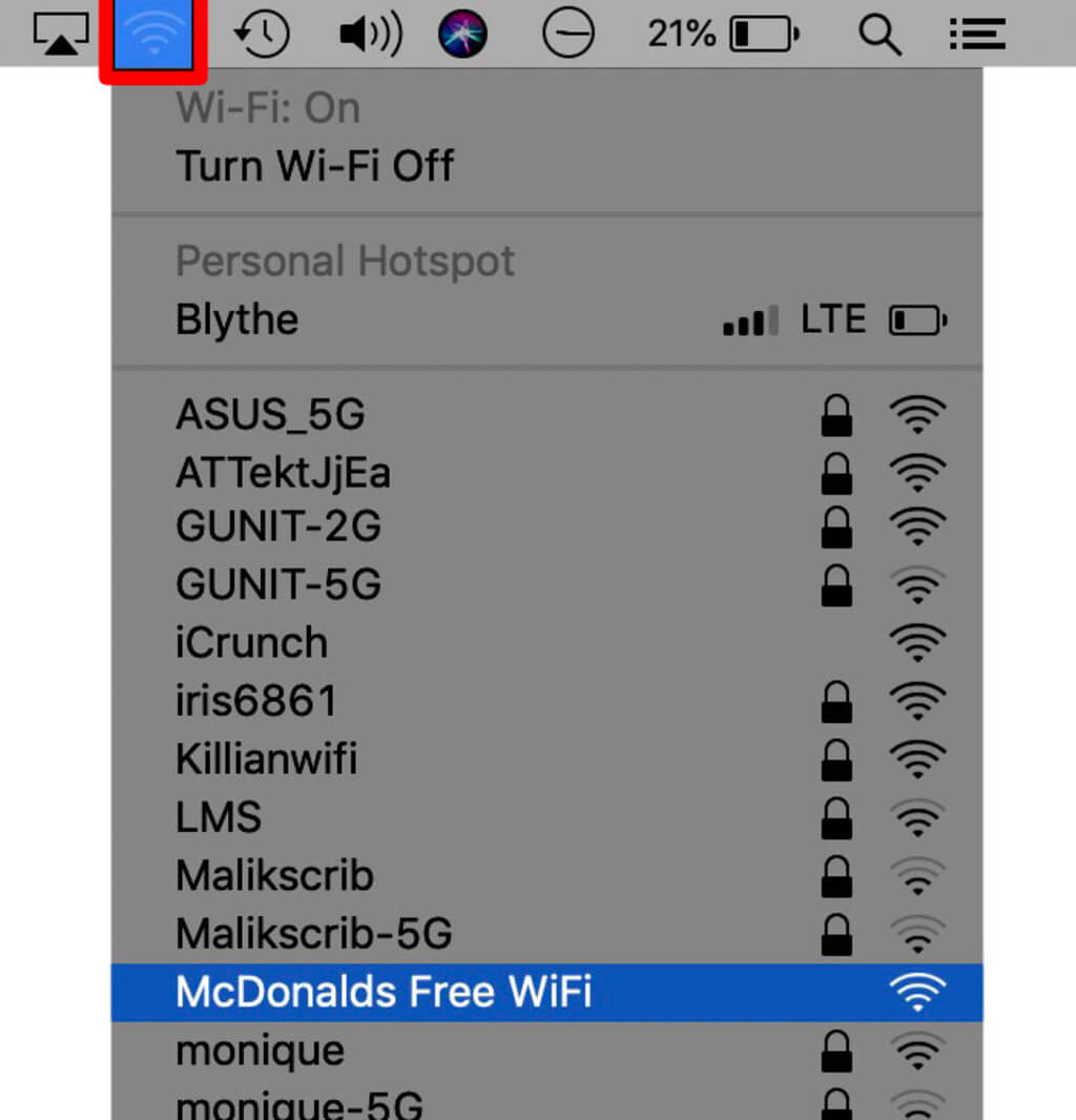 McDonalds WiFi Login