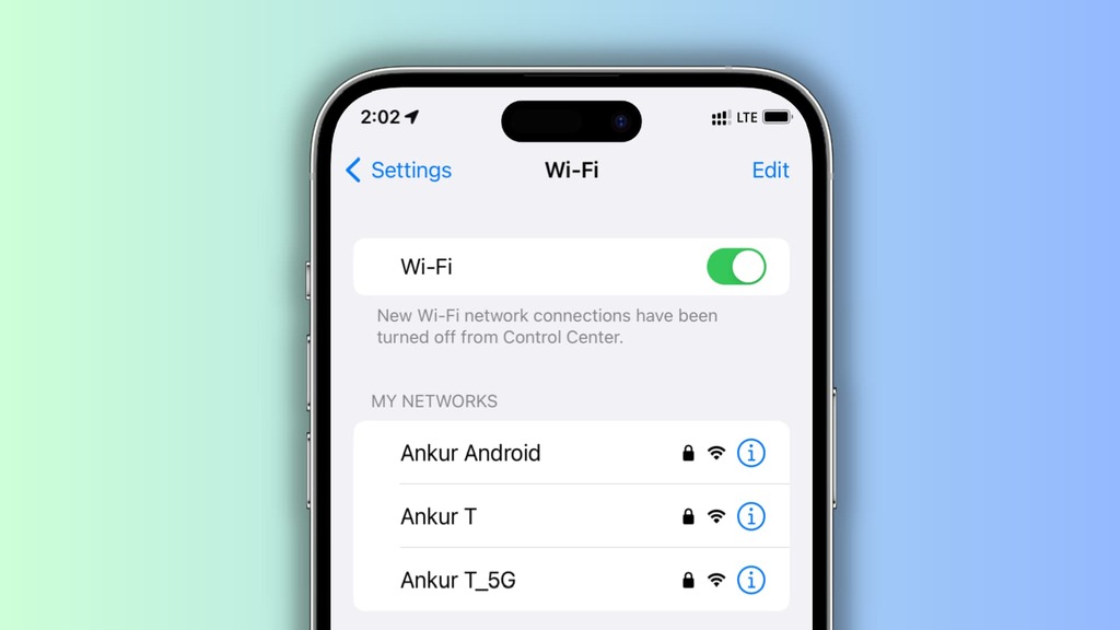 Use Wi-Fi Instead of Cellular Data