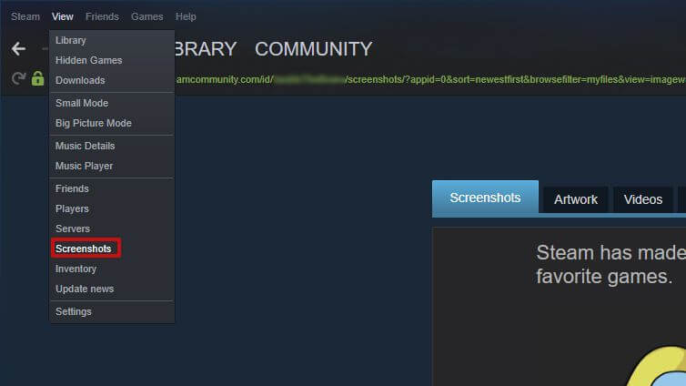 where are steam screenshots saved