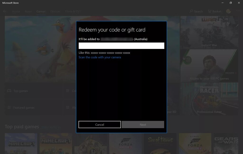 xbox gift card codes