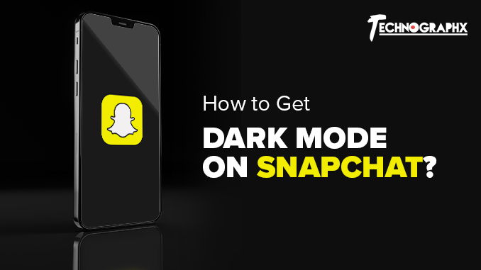 how to get dark mode on snapchat