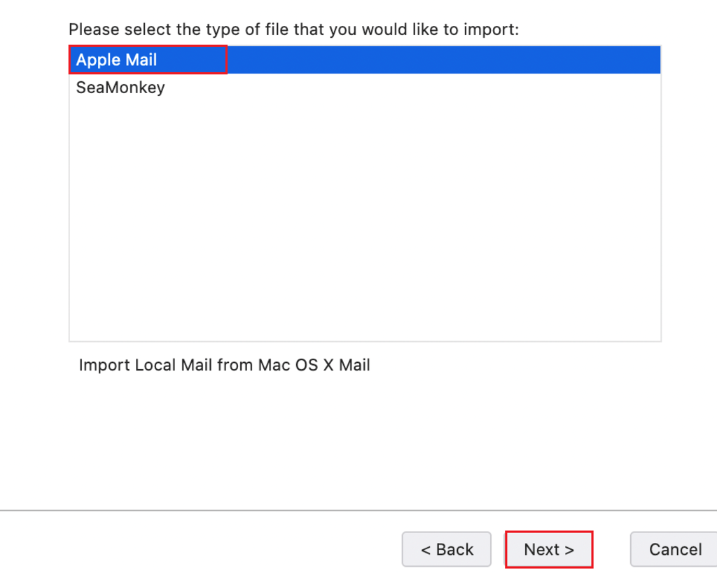 Import MBOX File into Thunderbird