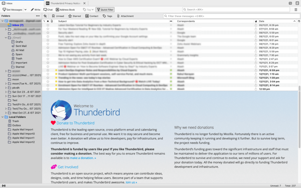 Import MBOX File into Thunderbird