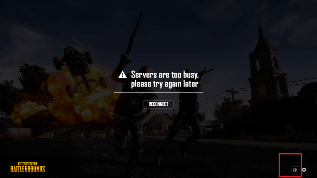 pubg servers are too busy