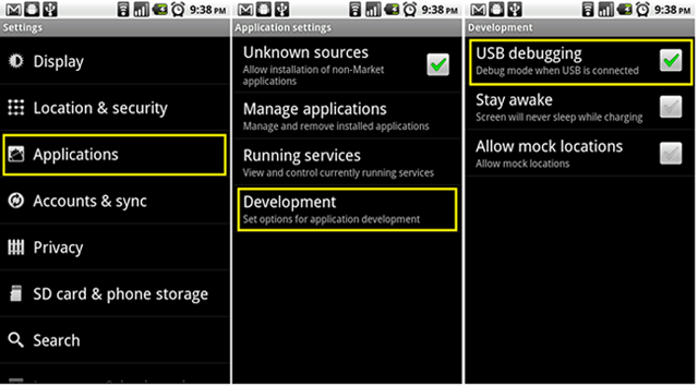 USB Debugging on Android Devices 